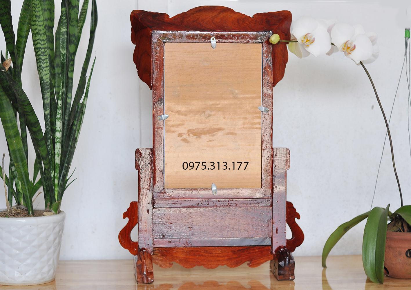 khung ảnh thờ gỗ hương 20 x 30