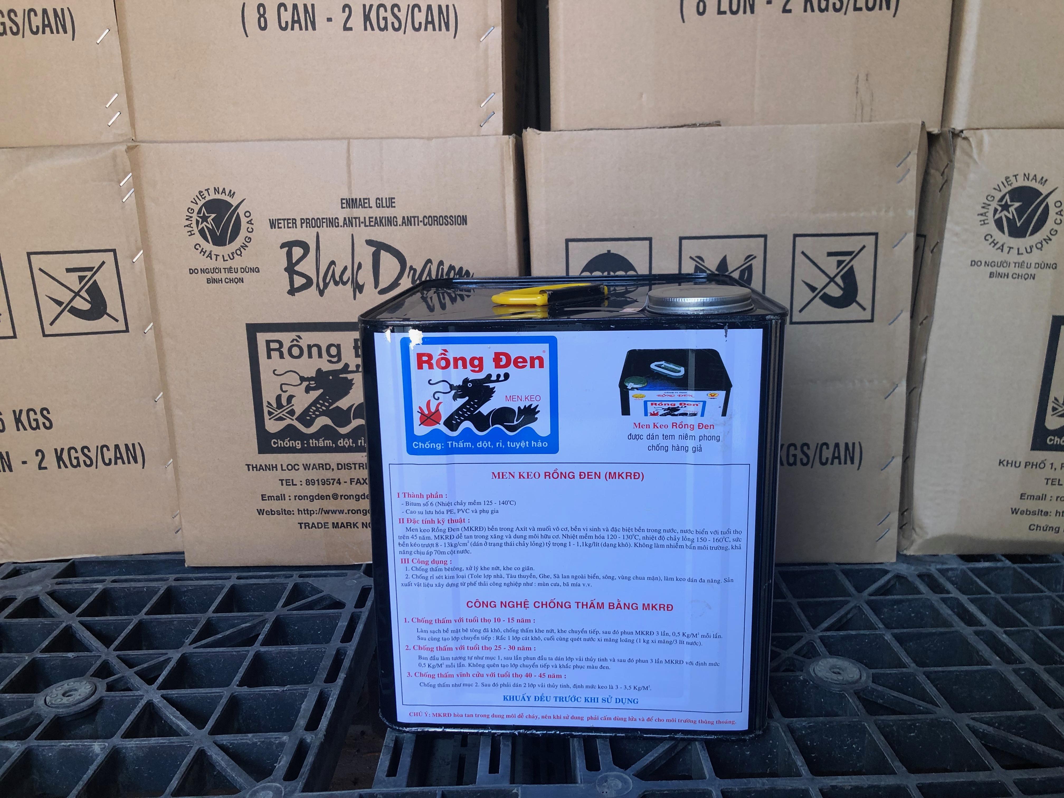 [HCM]Men keo chống thấm Rồng đen 10kg