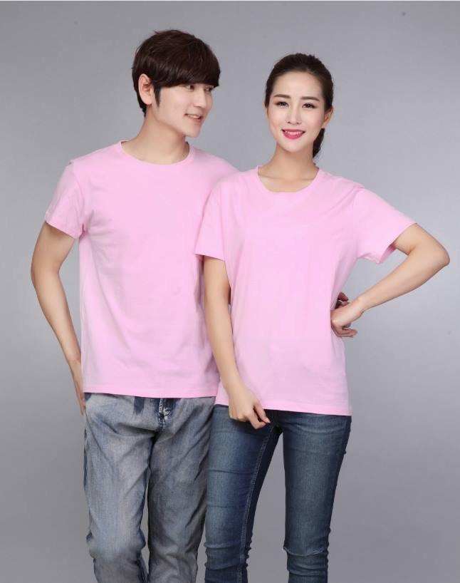 Áo thun nam, áo thun nữ, áo thun cặp đôi nam nữ trơn thời trang nhiều màu