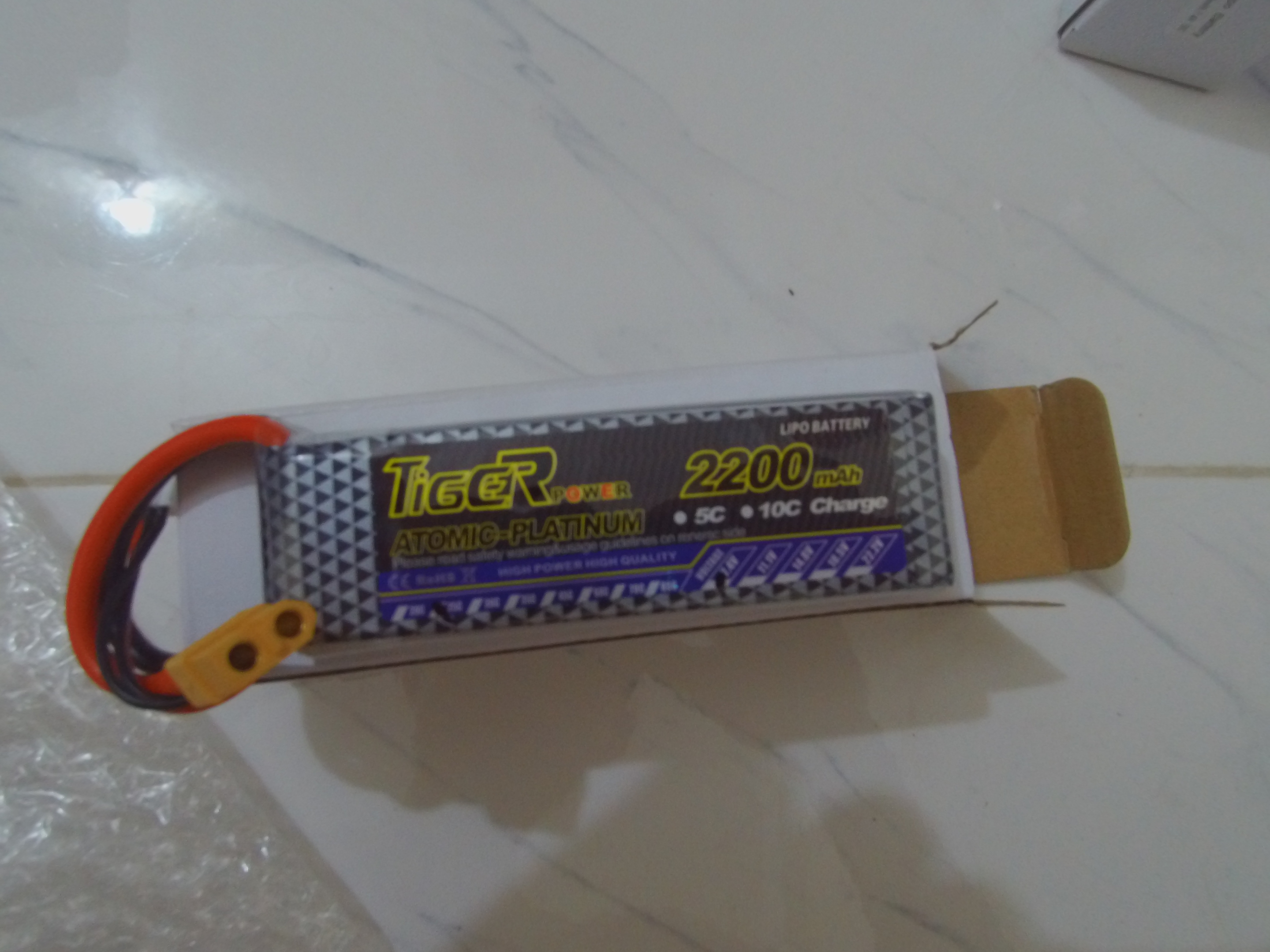 Pin Tiger LiPo 2S 2200mah 25C