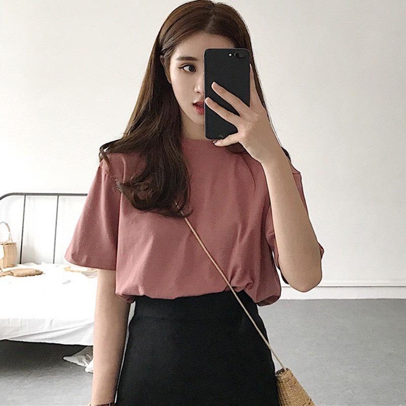ÁO THUN NỮ CỔ TRÒN BASIC