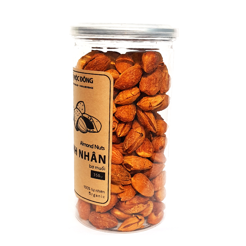 Hạnh Nhân bơ muối vỏ mỏng hộp 350gr