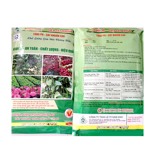 Tinh vôi 98 – siêu sát khuẩn. (gói=1kg)