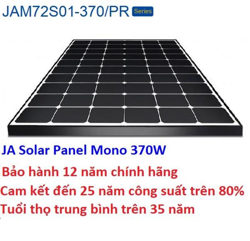 Tấm pin năng lượng mặt trời 370W Mono PERC 72 Cell  JA Soloar