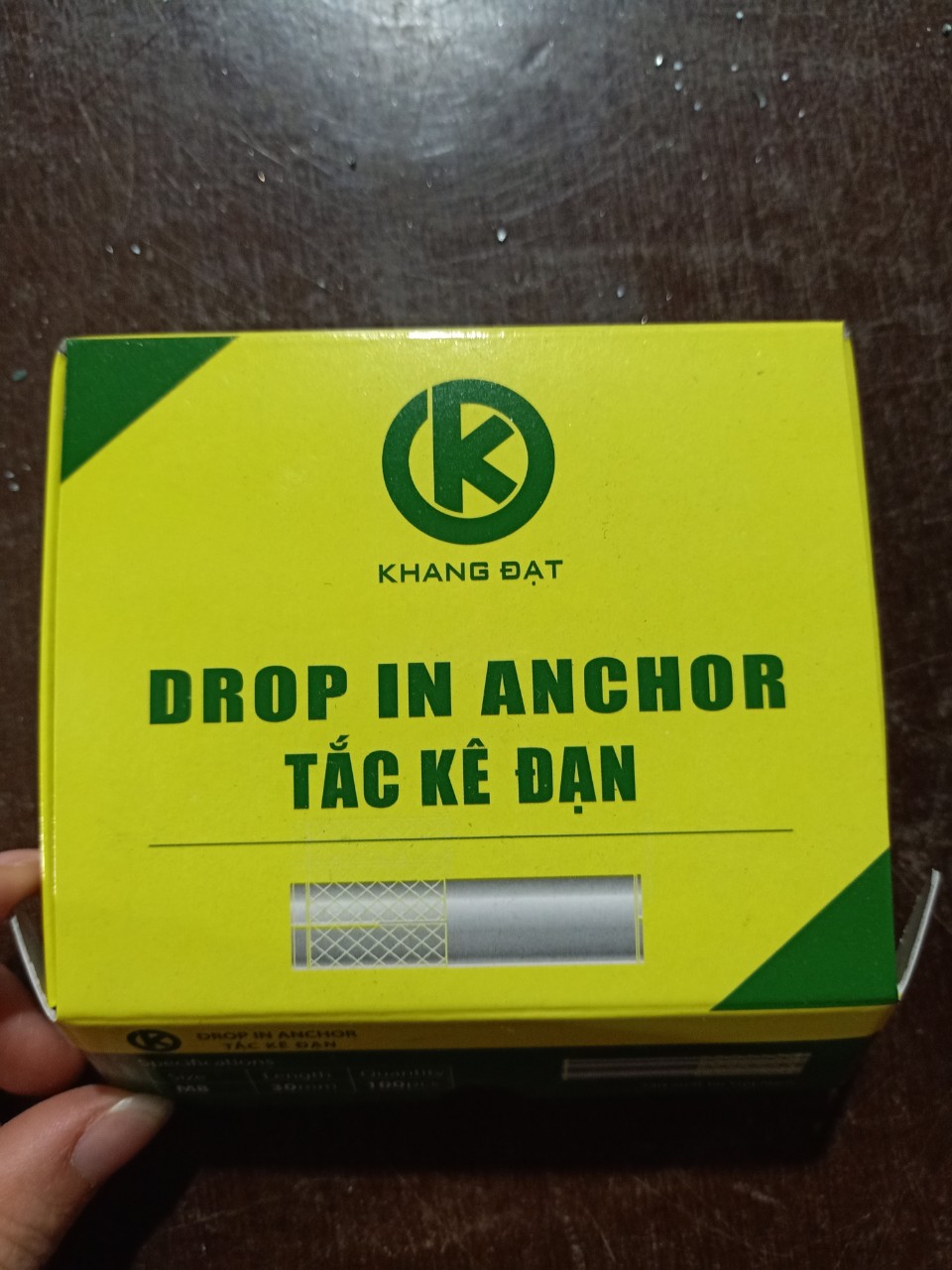 Nở đóng M10 (Tắc kê đóng M10 KD) Hộp 50 cái