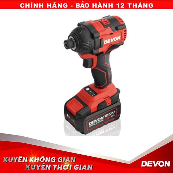 Máy vặn vít động lực DEVON 5733-Li-20H 20V (Túi + 2 pin 4.0Ah)