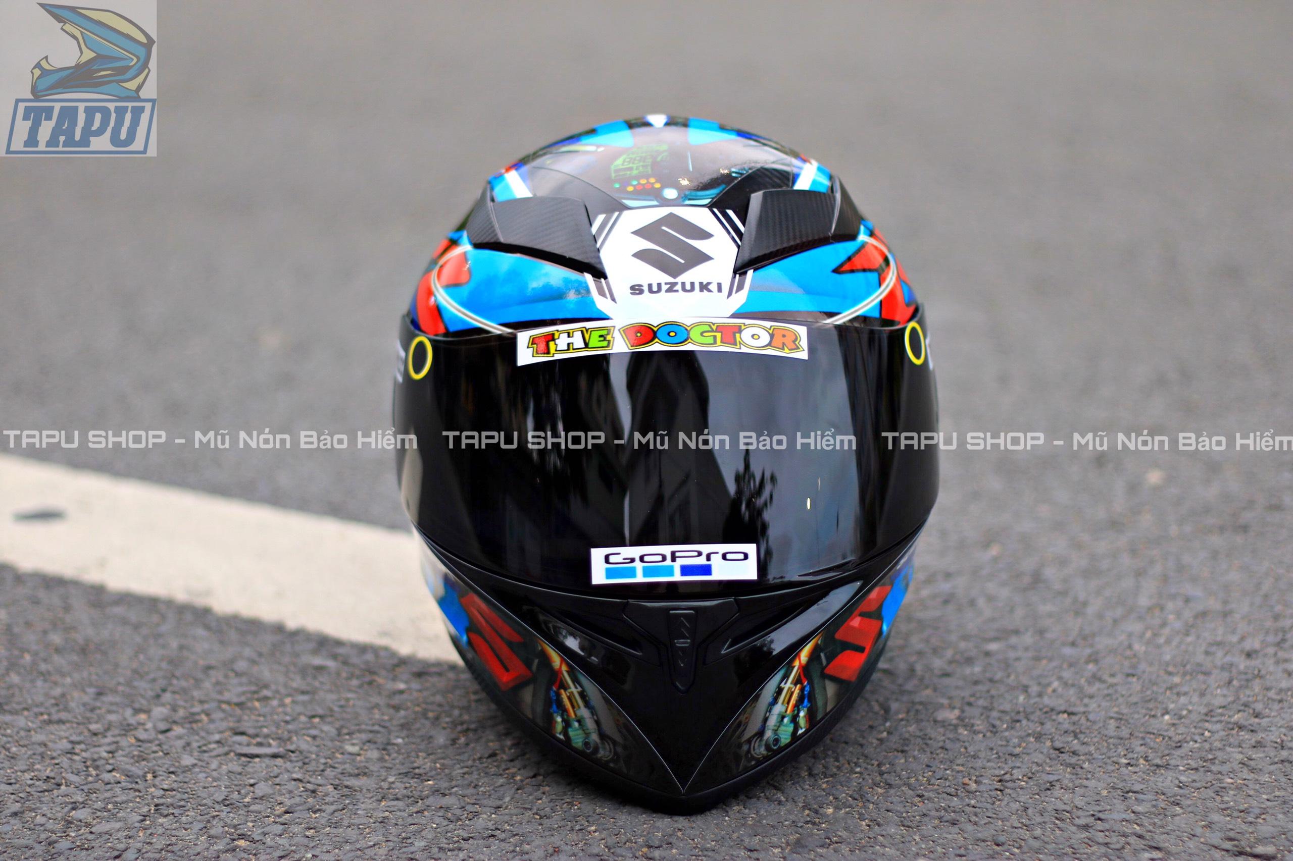 Nón Fullface ROYAL M138B 1 Kính Lên Tem SUZUKI