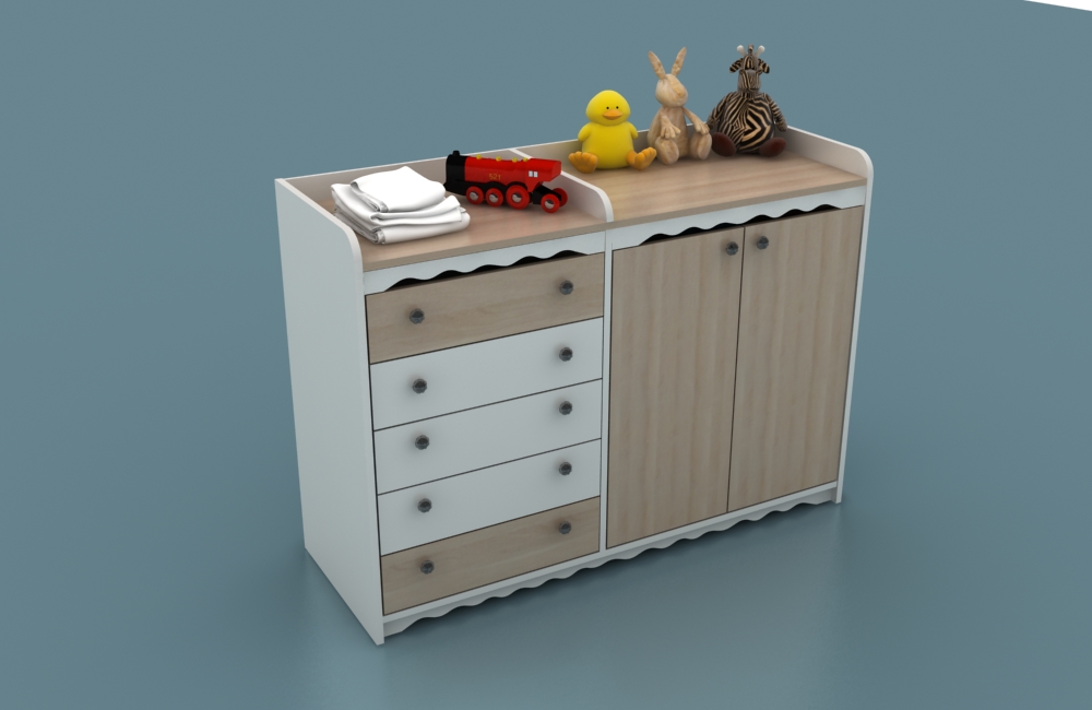 Tủ sơ sinh Kidslife TS-V6 (Trắng)