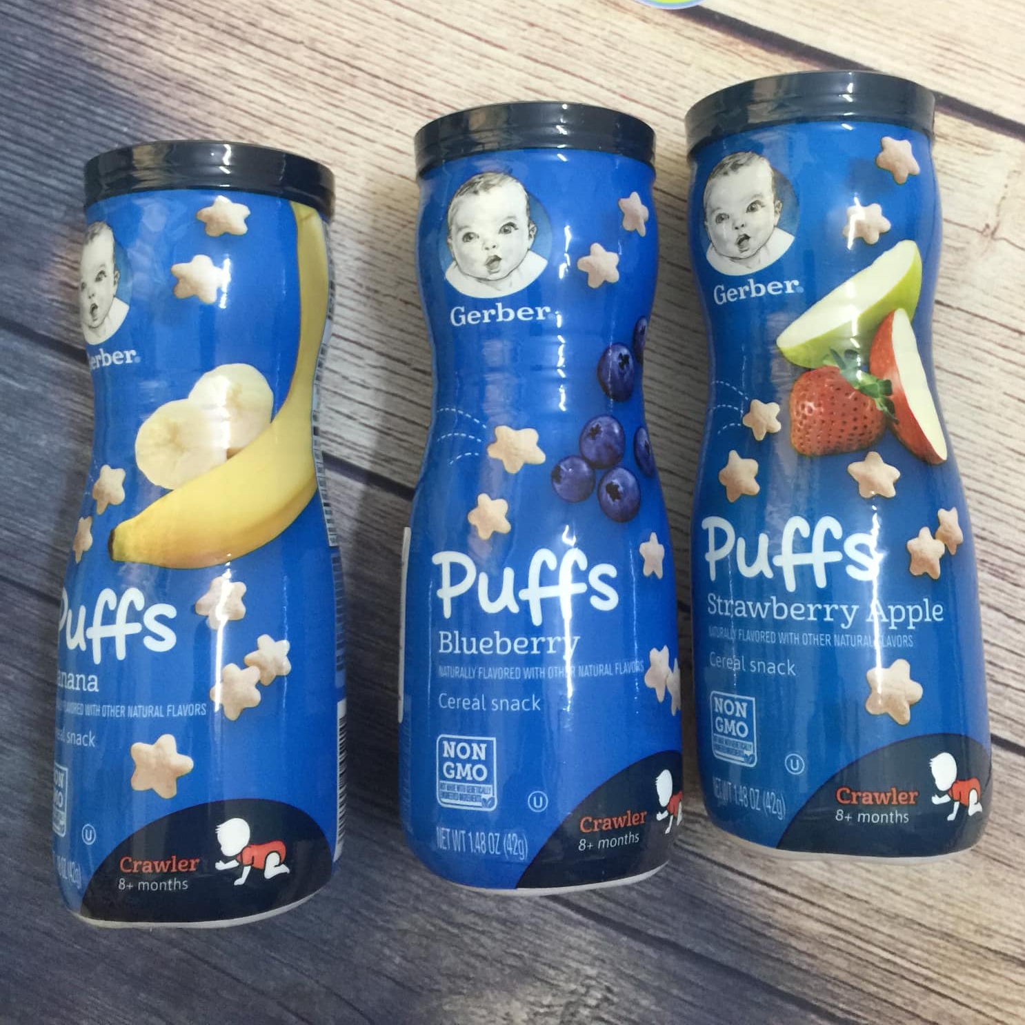 Bánh ăn dặm Gerber Mỹ hũ cao 42gr