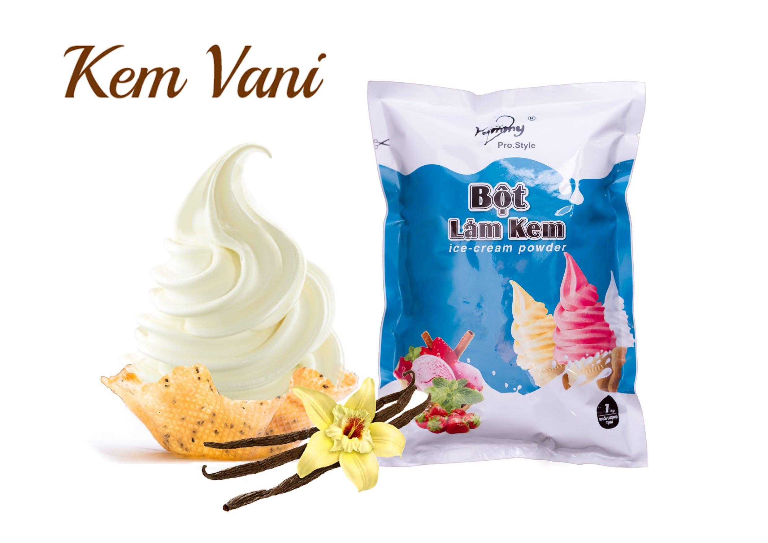 [HCM]Bột làm kem tươi hương vani