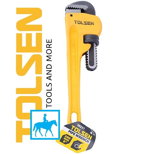 Mỏ lết răng pipe wrench 8inch 200mm tolsen 10231