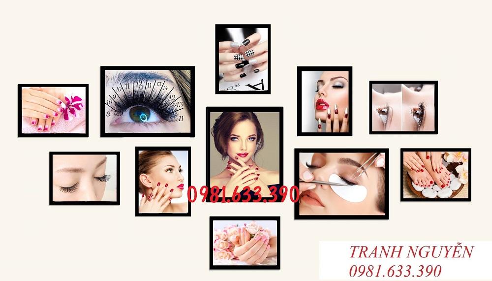 BỘ 11 TRANH NAIL, NỐI MI, SPA