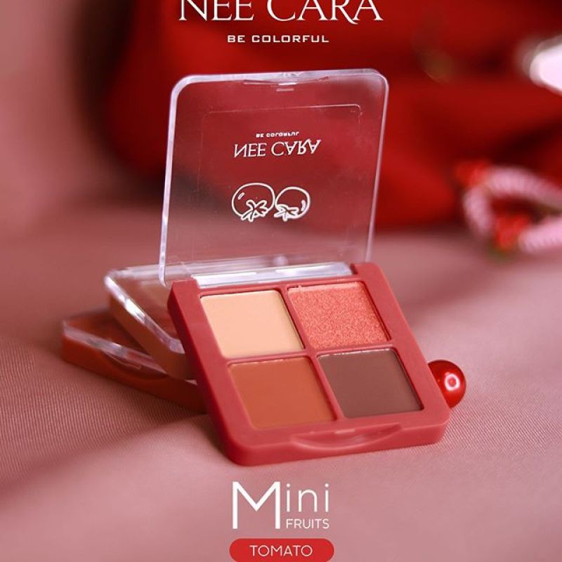 Bảng Phấn Mắt Nee Cara Thái Lan Mini Fruits 4 Ô Màu Xinh Xắn giá rẻ