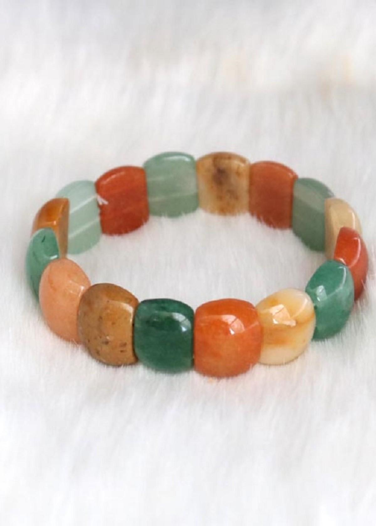 [FreeshipMAX] Vòng tay phong thủy đá đa sắc