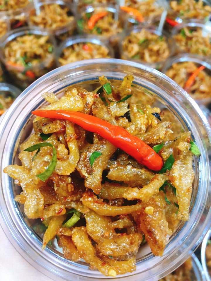 CÁ CƠM RIM LÁ CHANH - TỎI ỚT 250GR