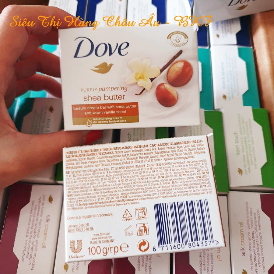Cục xà bông Dove đủ màu mùi - 100g