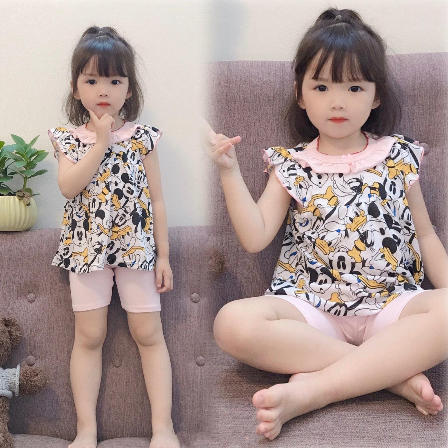 [HCM]Set bộ bé gái - Bộ bánh bèo bé gái (size nhỡ)
