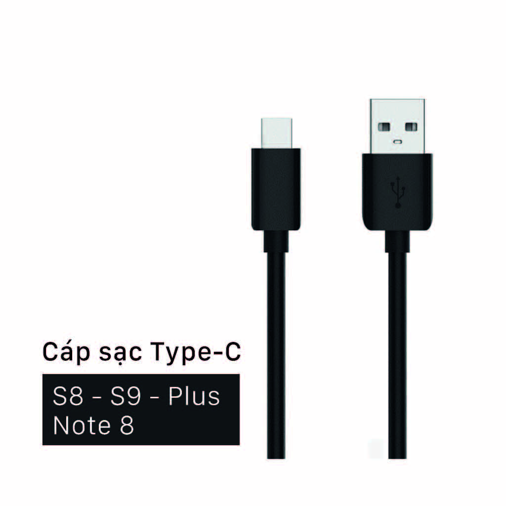 Cáp Sạc Sam-Sung Zin- Hỗ Trợ Sạc Nhanh Qualcomm Quick Charge Type C
