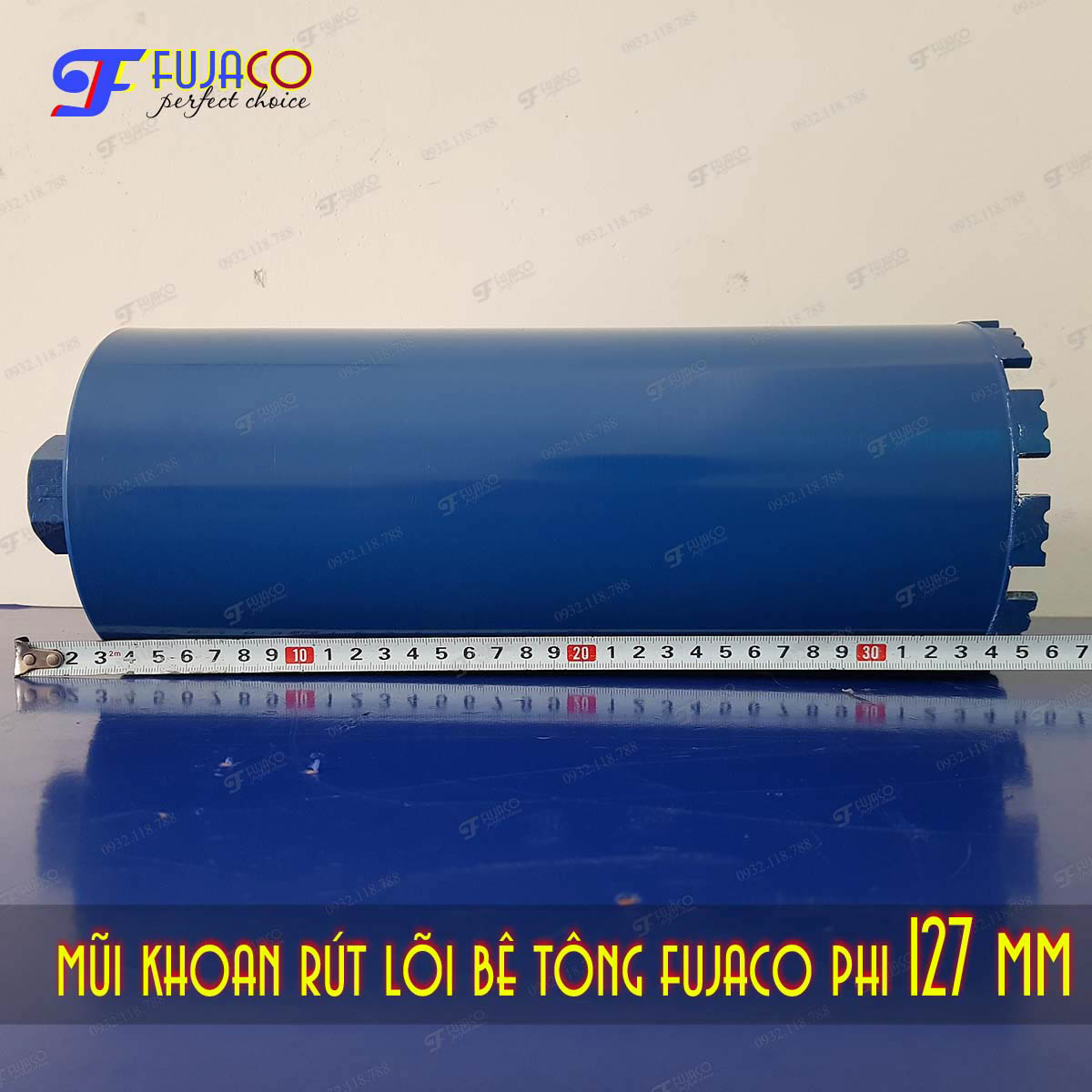 [HCM]Mũi khoan rút lõi bê tông phi 127 mm - FUJACO