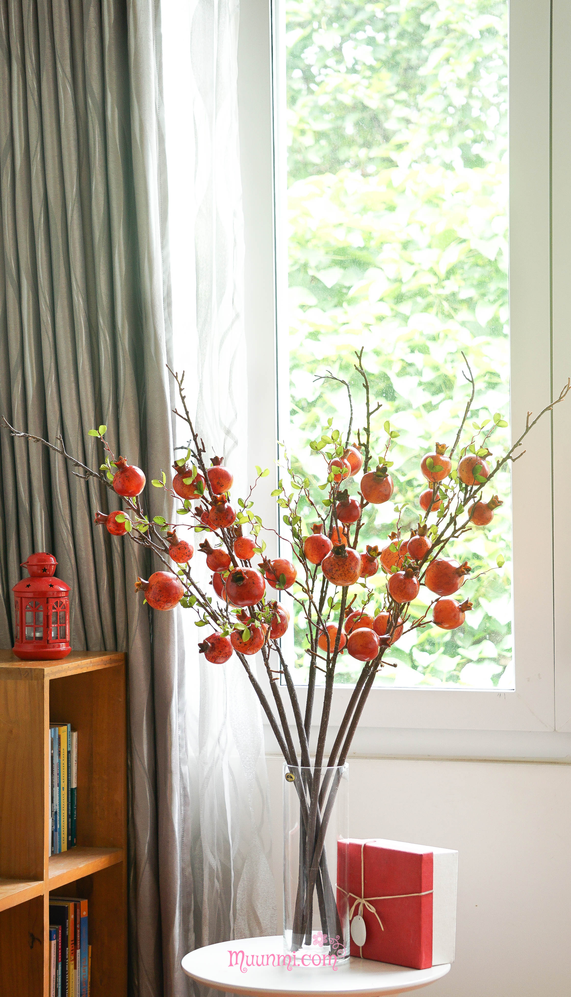 Quả điểm 🍒 | CÀNH LỰU quả mọng trang trí cao cấp