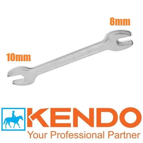 Khóa 8 10 cờ lê miệng miệng 8mm 10mm dài 140mm DIN3110 CRV KENDO 15704