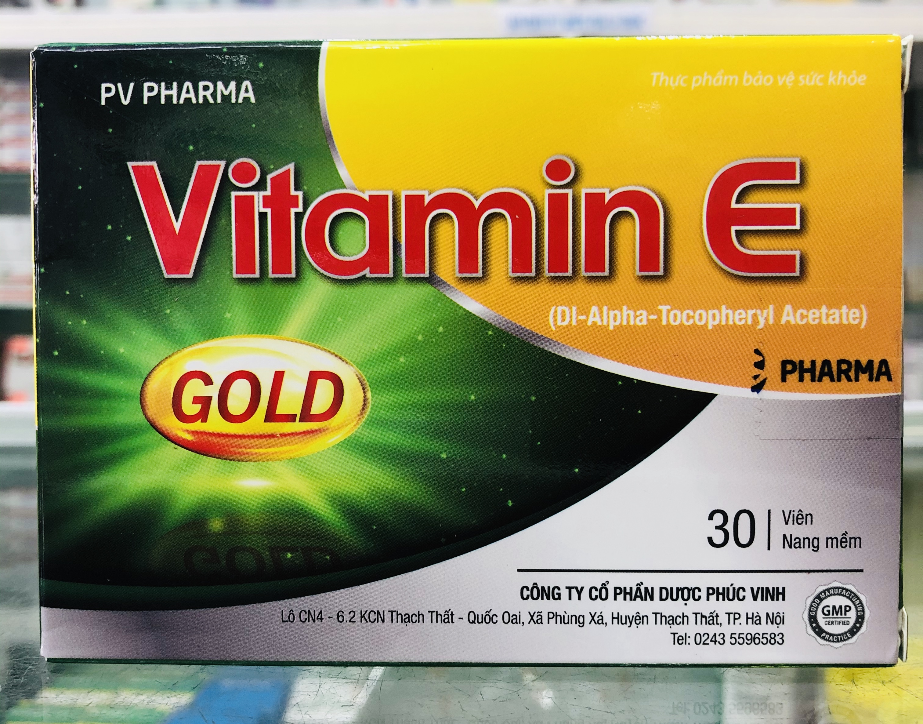 Vitamin E - 30 viên - Giúp làm đẹp da, sáng da, chống lão hoá da