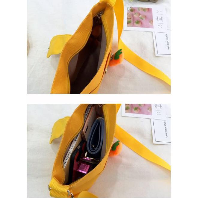 Túi vải Tote nữ Cà Rốt vàng TTN13