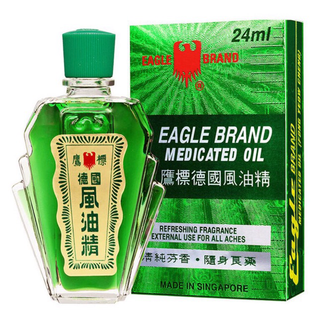 Dầu gió xanh con ó , dầu mỹ 24ml