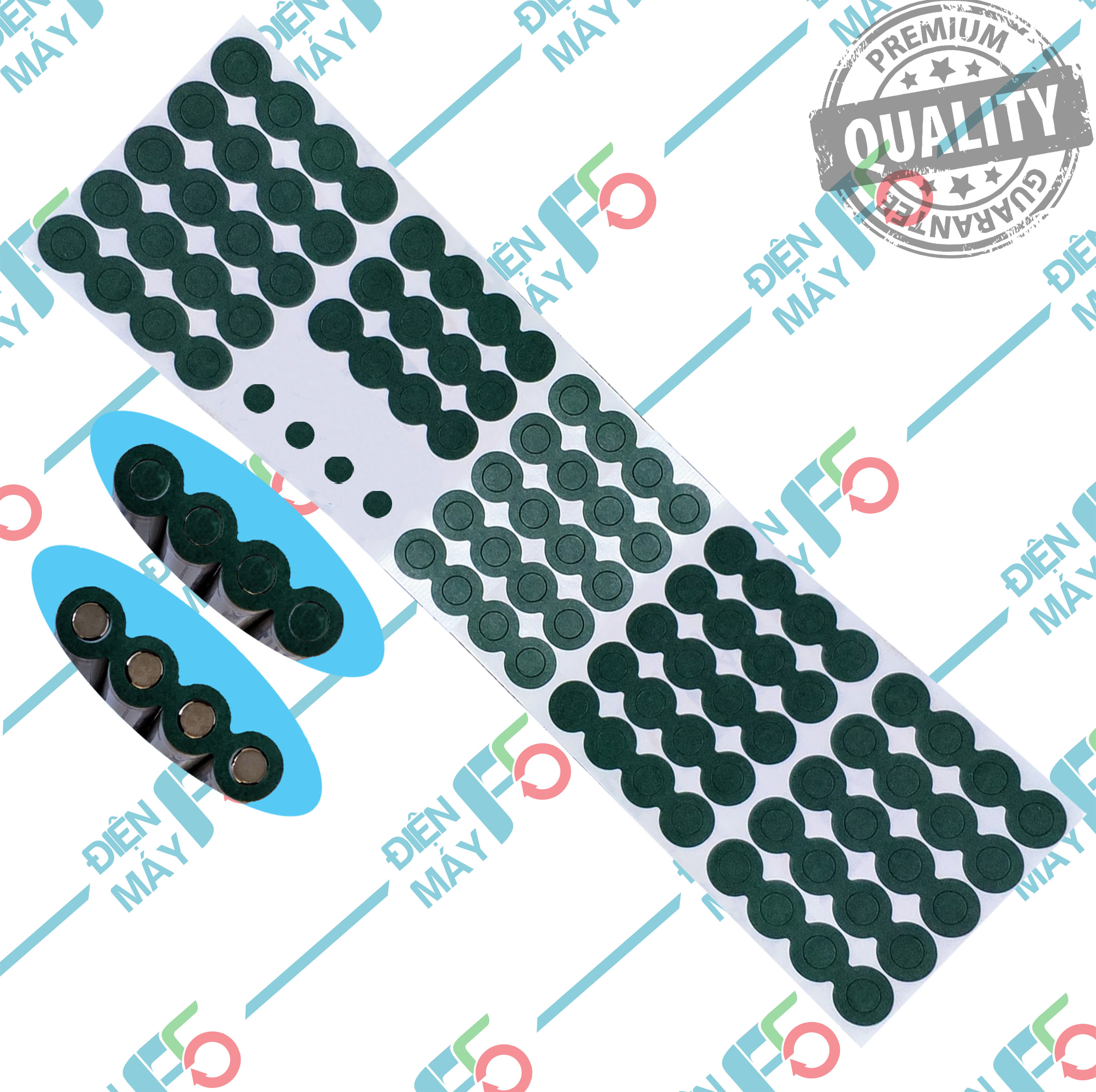 Dmf5 miếng dán cách điện 4 cell pin 18650