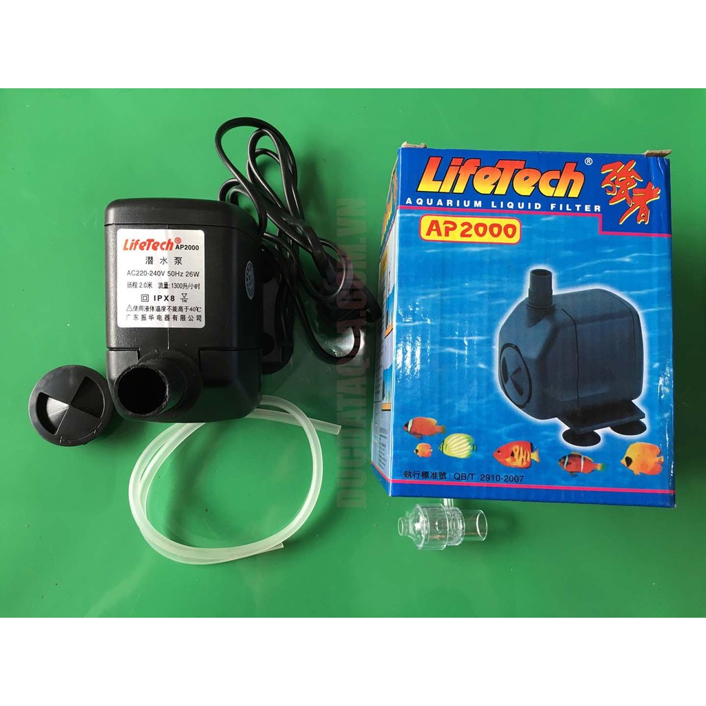 Máy bơm nước bể cá cảnh Lifetech AP 2000