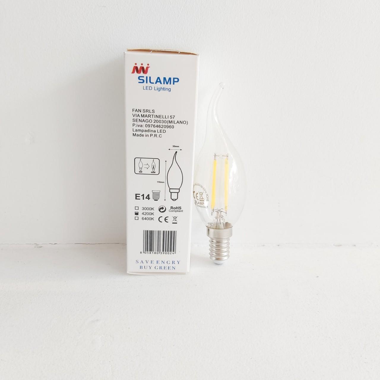 Bóng đèn led Dây Tóc Edison C35T 6W E14
