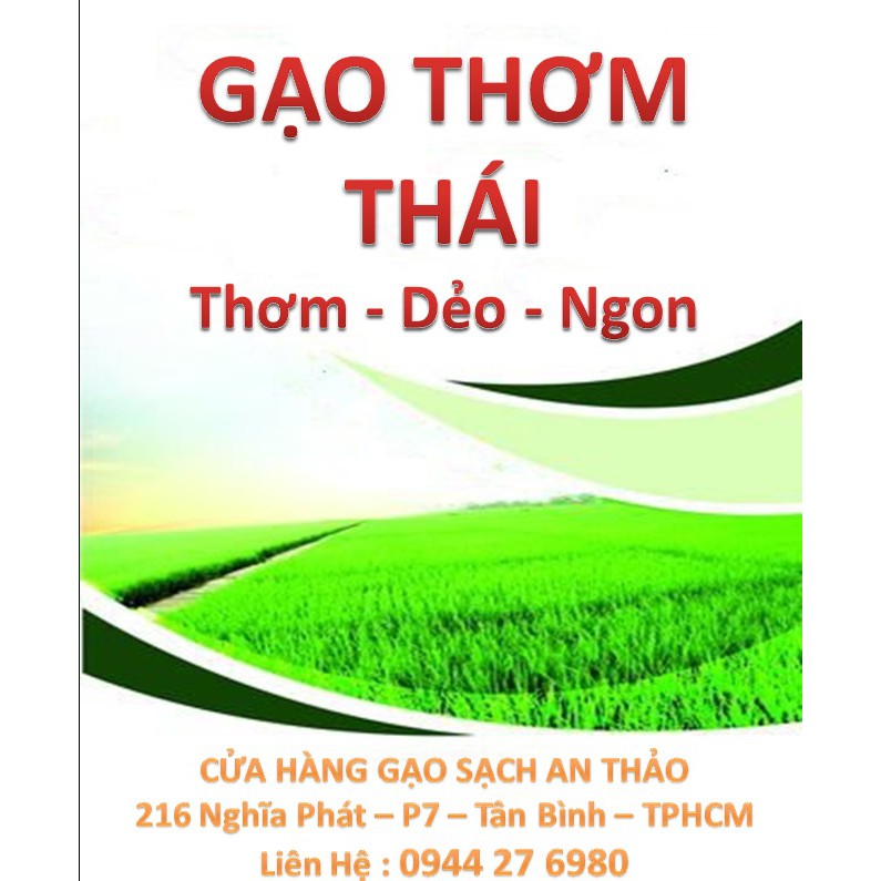 [HCM]Gạo Thơm Thái Xuất Khẩu 5kg