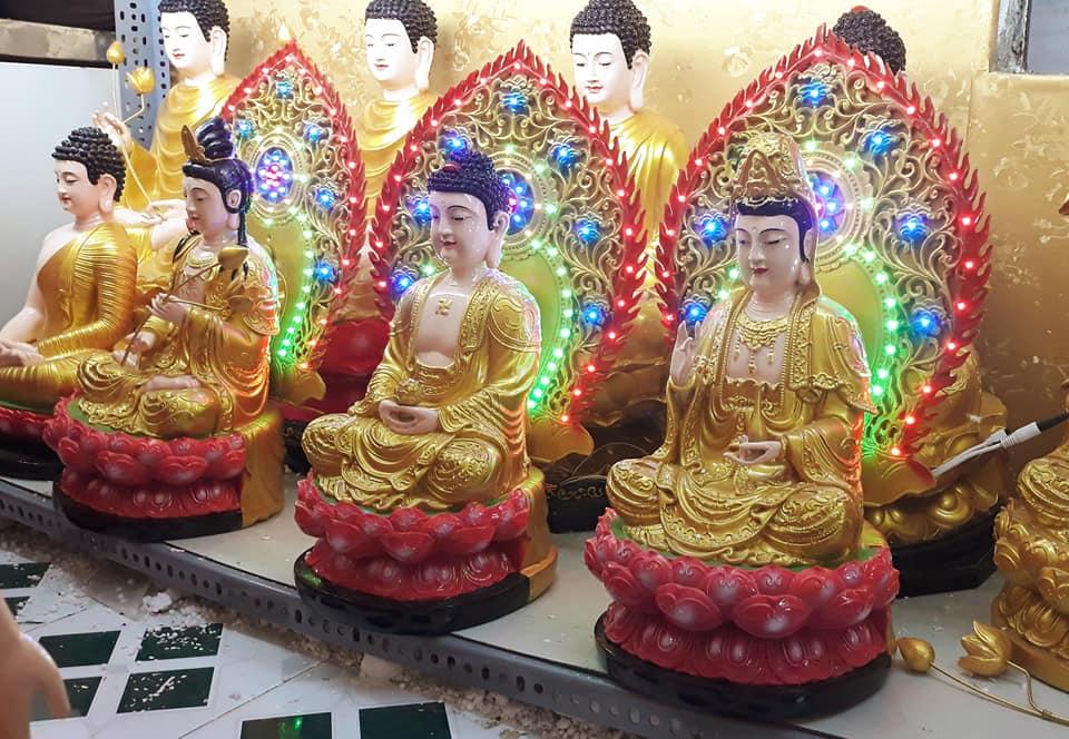 Bộ Tây Phương tam thánh 30cm