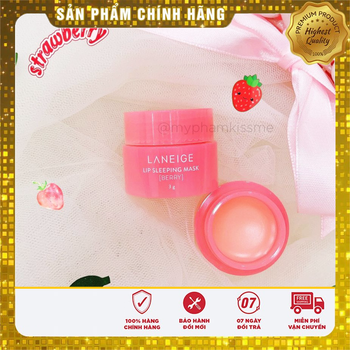 Mặt nạ ngủ môi LANEIGE LIP Sleeping Mask mini 3gram [HCM]