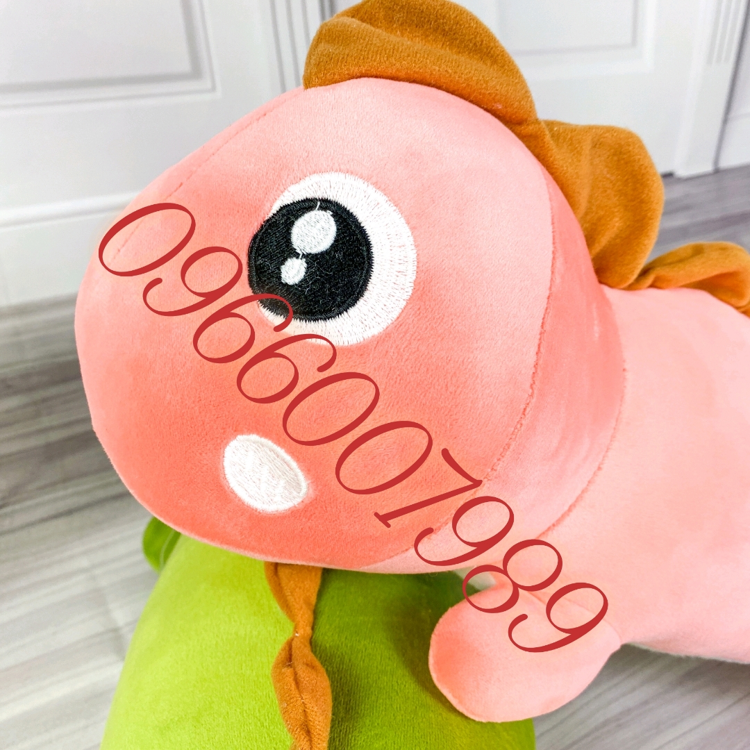 (Ảnh thật) Gấu Bông Khủng Long Đuôi Tim - Siêu Mềm Mịn - Size 40cm
