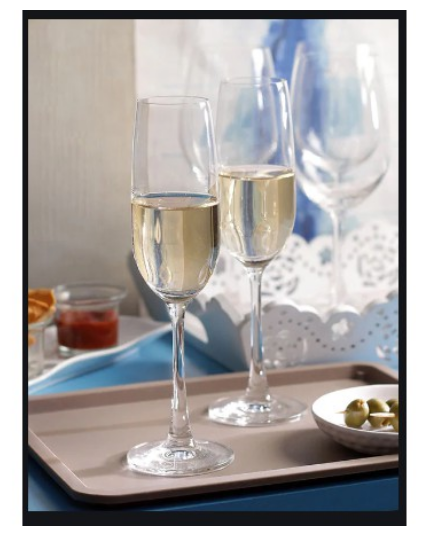 Ly Thủy Tinh Ocean Madison Flute Champagne 210ml  1015F07 , Nhập Khẩu Thái Lan