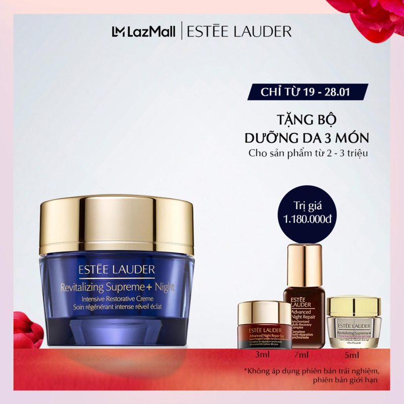 Kem dưỡng ban đêm chống lão hóa và tái tạo chuyên sâu Estee Lauder Revitalizing Supreme+ Night Intensive Restorative Crème giá rẻ