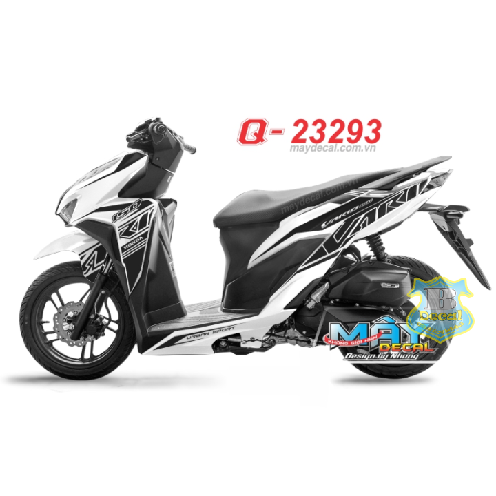 Tem rời vario 150 23293 trắng đen