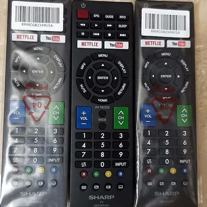 REMOTE  TIVI SHARP( HÀNG ZIN)