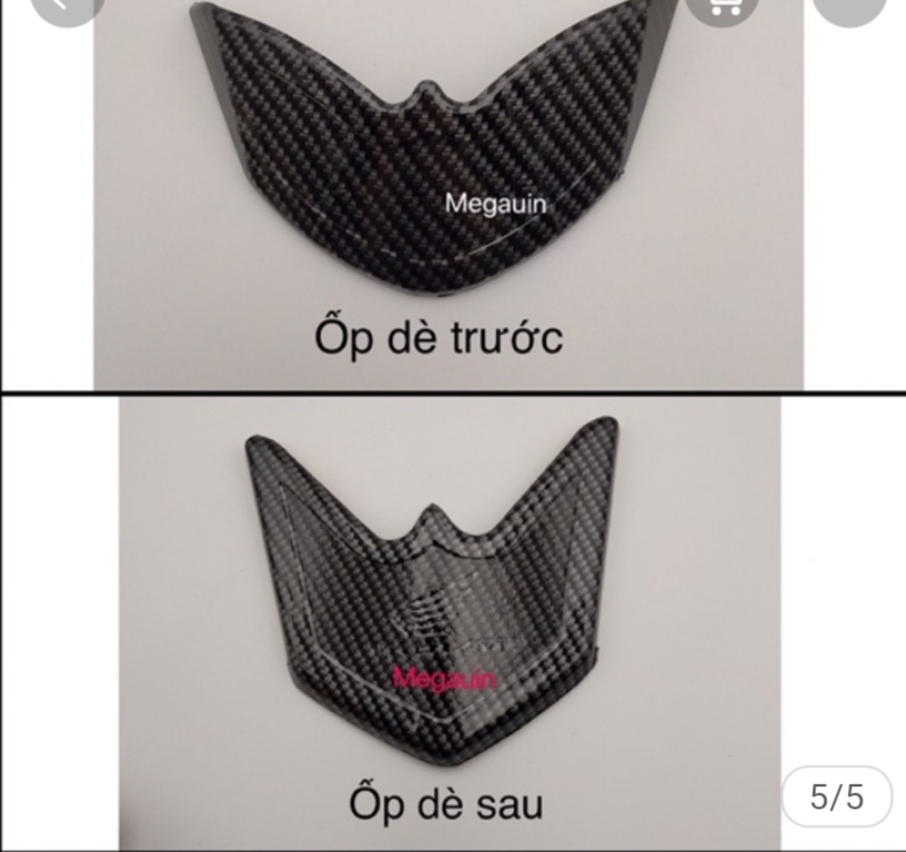 Combo 11 món ốp cacbon trang trí Air Blade 2016-2019