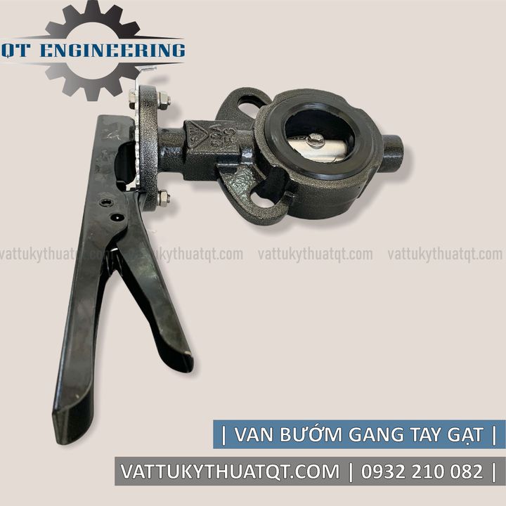 Van Bướm Gang Tay Gạt (SAMWOO KOREA-10K) - Phi 60mm - VATTUKYTHUATQT.COM