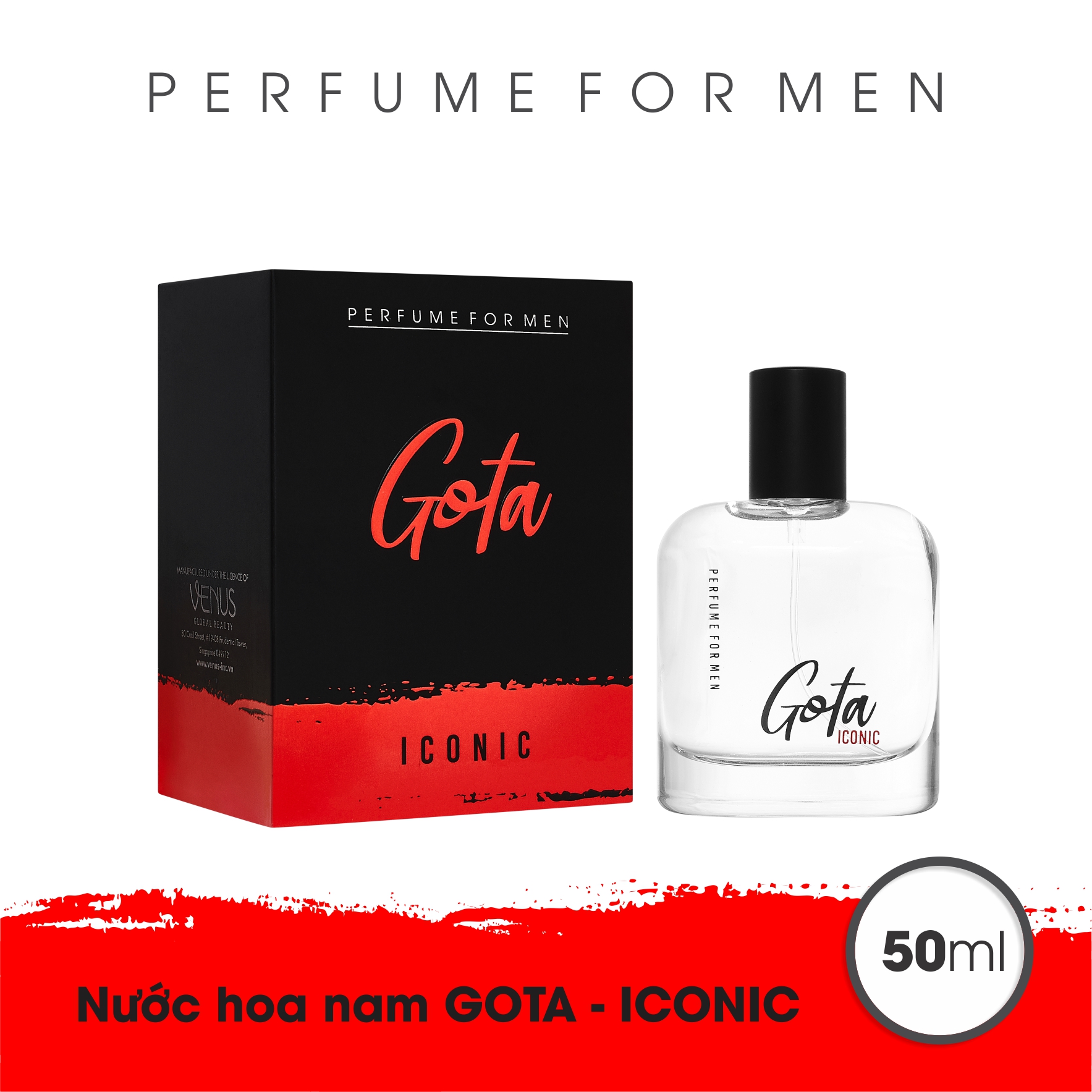 [HCM]Nước hoa Venus Nam Gota Iconic 50ml