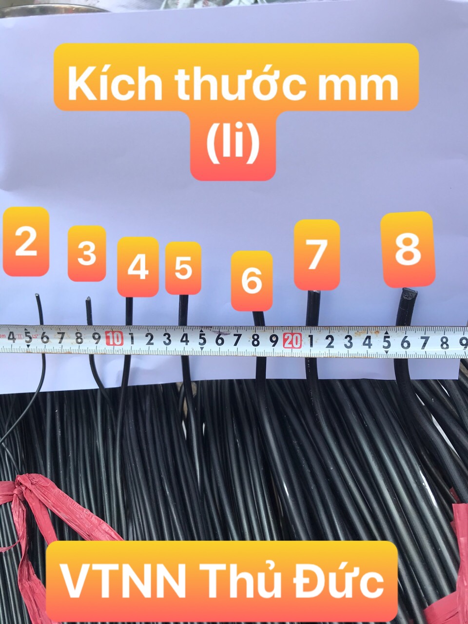 Dây nhôm đen uốn cây 500gam