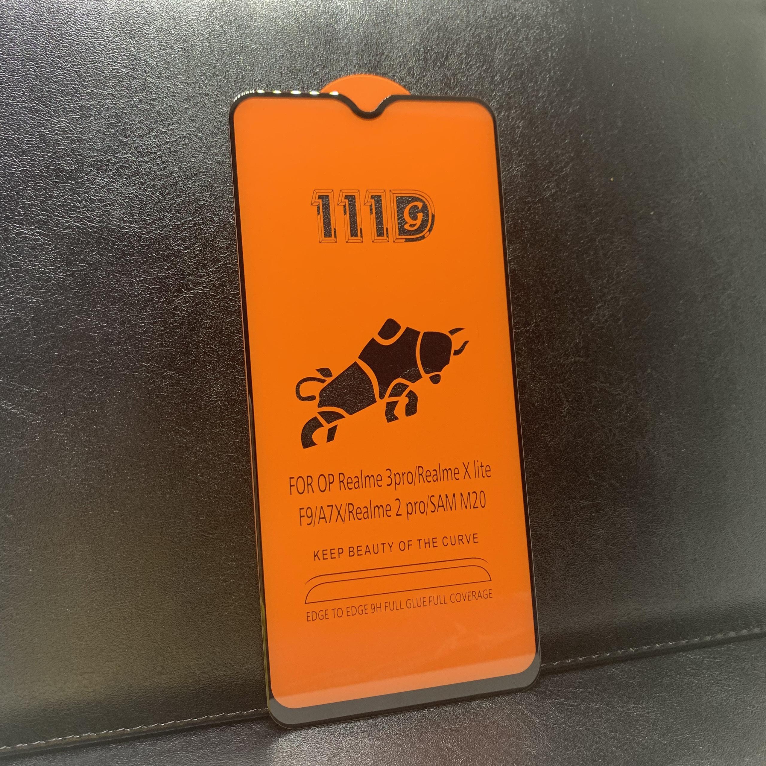 Kính Cường Lực 111D Oppo F9 / F9 Pro Đen Full Keo Full màn hình