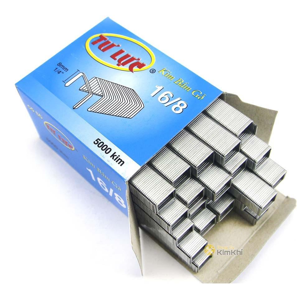 Kim đinh bấm gỗ 16-8 5000 đinh kim bằng thép cứng 8mm