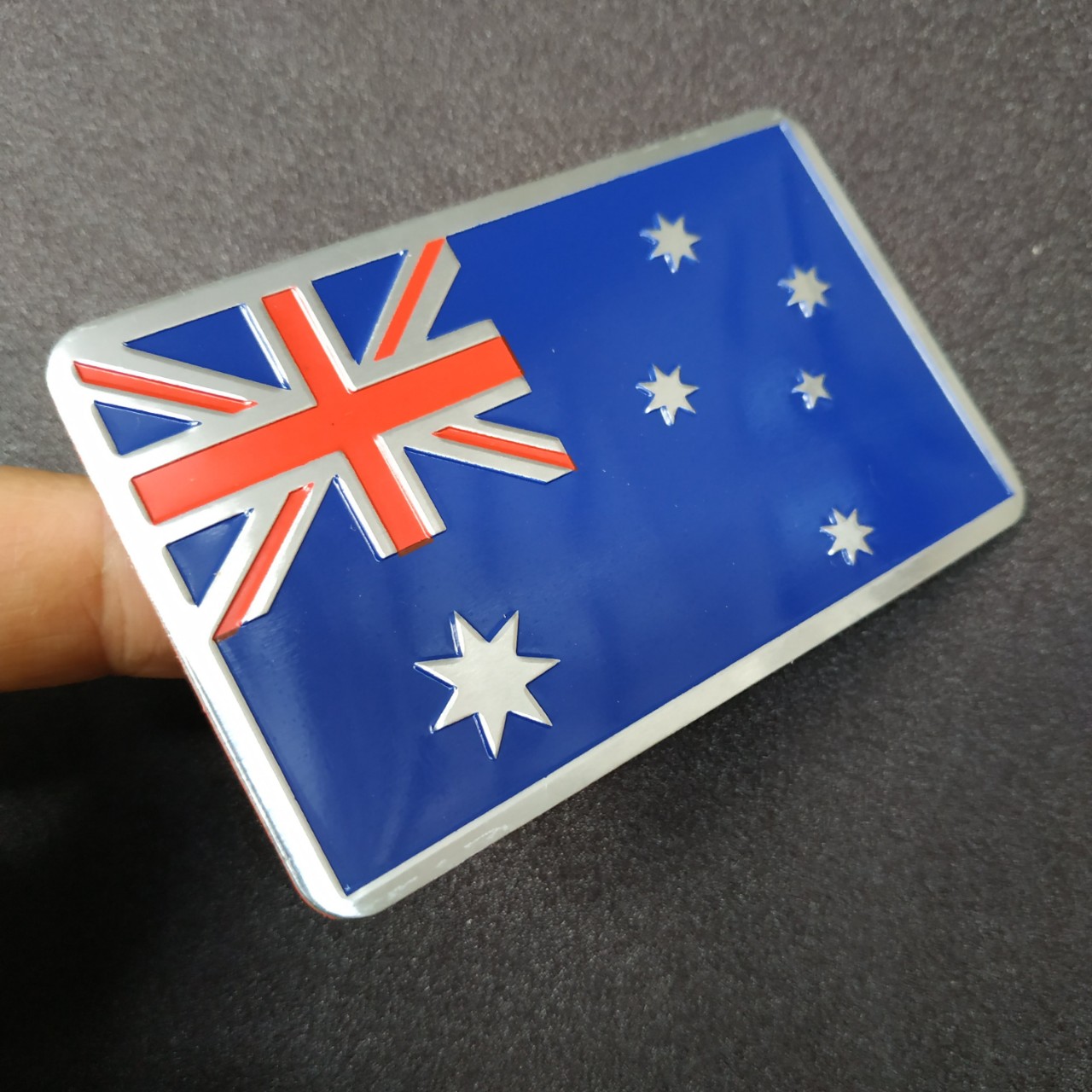 Tem nhôm dán xe hình cờ Australia