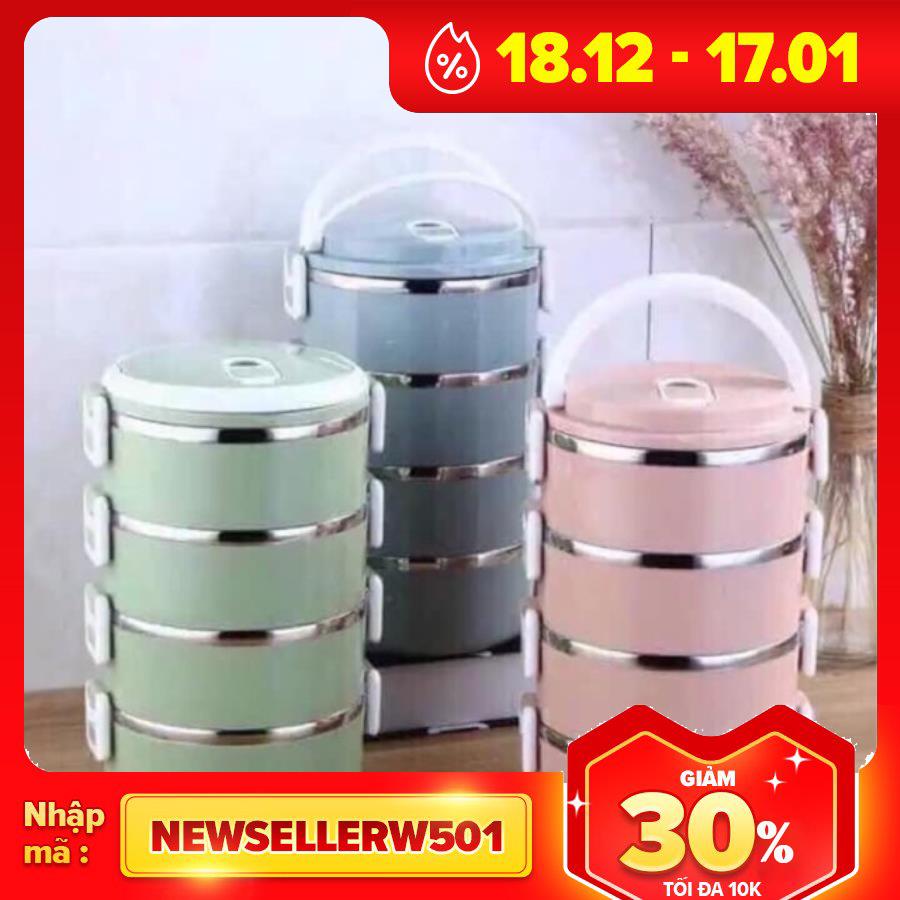 CẶP LỒNG ĐỰNG THỨC ĂN GIỮ NHIỆT LÀM TỪ NHỰA LÚA MẠCH (Hộp Cơm)