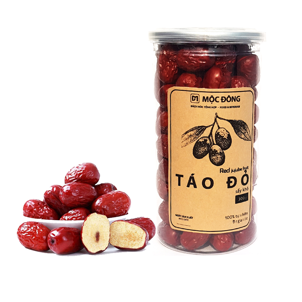 Táo Đỏ sấy khô hộp 300gr