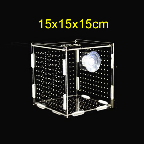 LỒNG DƯỠNG CÁ MIKA 15x15x15-TẶNG 10G CÁM CÁ-LỒNG ẤP CHO CÁ, TÔM LỘT VỎ-LỒNG TÁCH CÁ