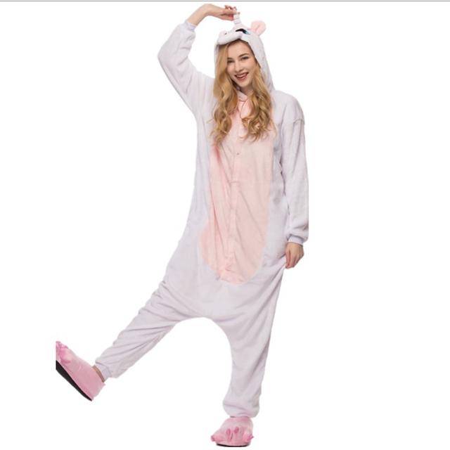 Bộ Đồ Thú Pijama Unicorn Trắng Hồng